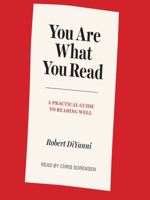 cover image of You Are What You Read